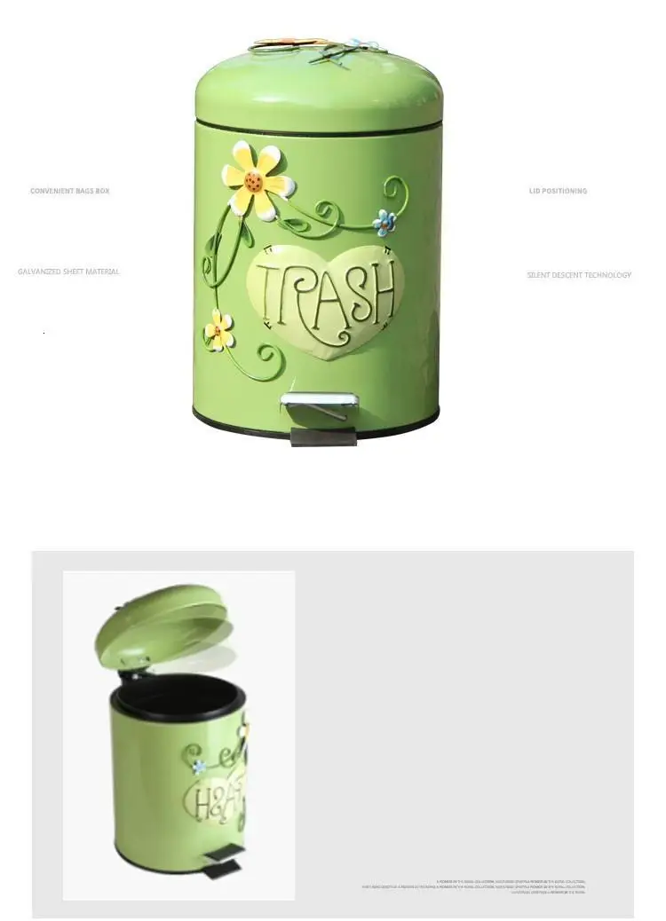 Pattumiera корзина Papelera Habitacion Reciclaje De держатель для мусорного мешка педали Poubelle корзины для переработки Cubo Basura мусорное ведро