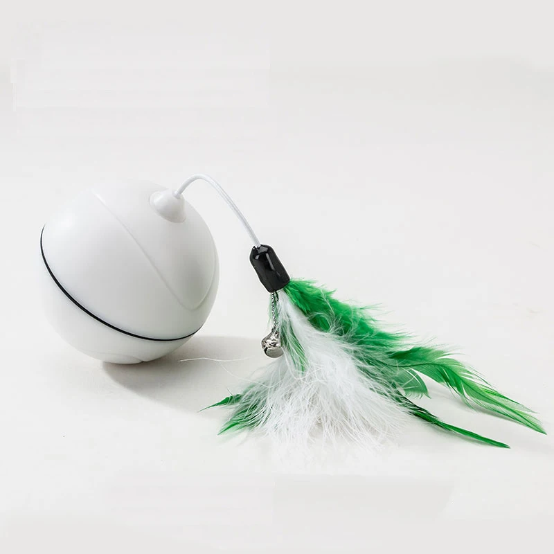 Нечестивый мяч для собак USB электронный Wobbling Crazy Ball светодиодный автоматический прокатный флэш-шар Интерактивная забавная игрушка