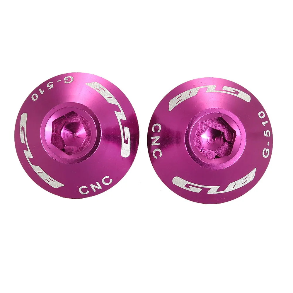 GUB 1 Pair Bike Bottle Cage Screws M5x12mm Lightweight Aluminum Alloy Bottle Holder Bolt for MTB Bike Bicycle Water Bottle Rack