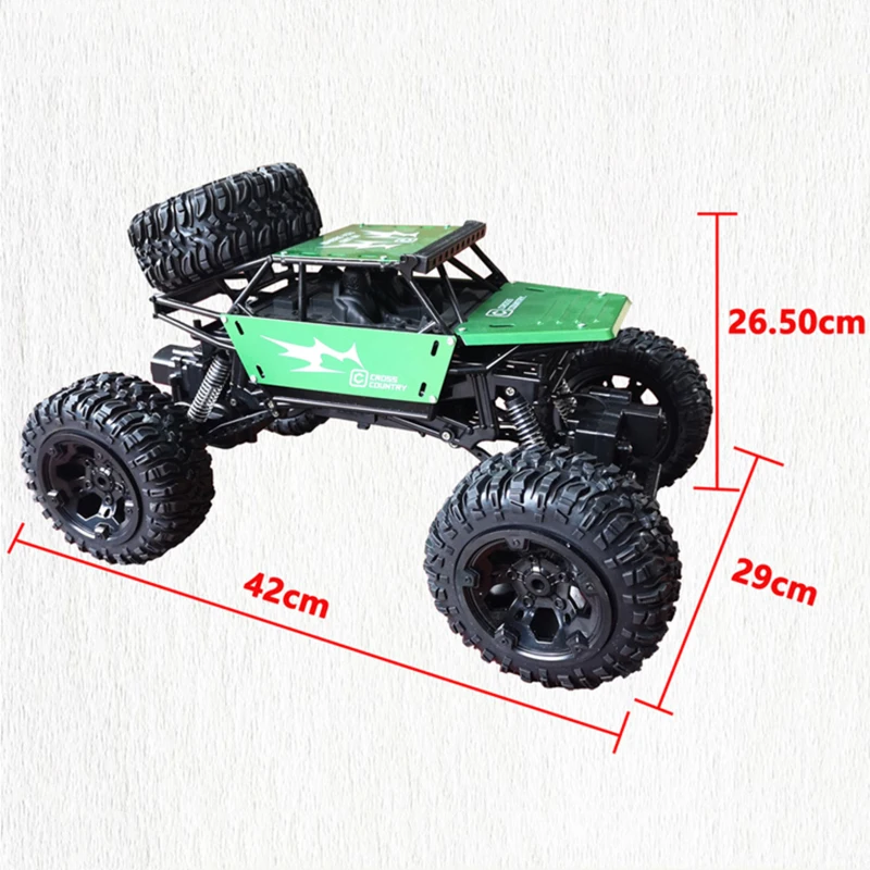 Voiture Télécommandée Tout-terrain Électrique Rc, Grande Taille, Étanche,  2.4g 1:8, 50cm, 4wd, Conduite À Grande Vitesse, Modèle Amphibie - Rc  Voitures - AliExpress