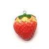 10pcs/pack Big and Small 3D Strawberry Fruit Resin Charms Pendant Earring DIY Fashion Jewelry Accessories ► Photo 3/6