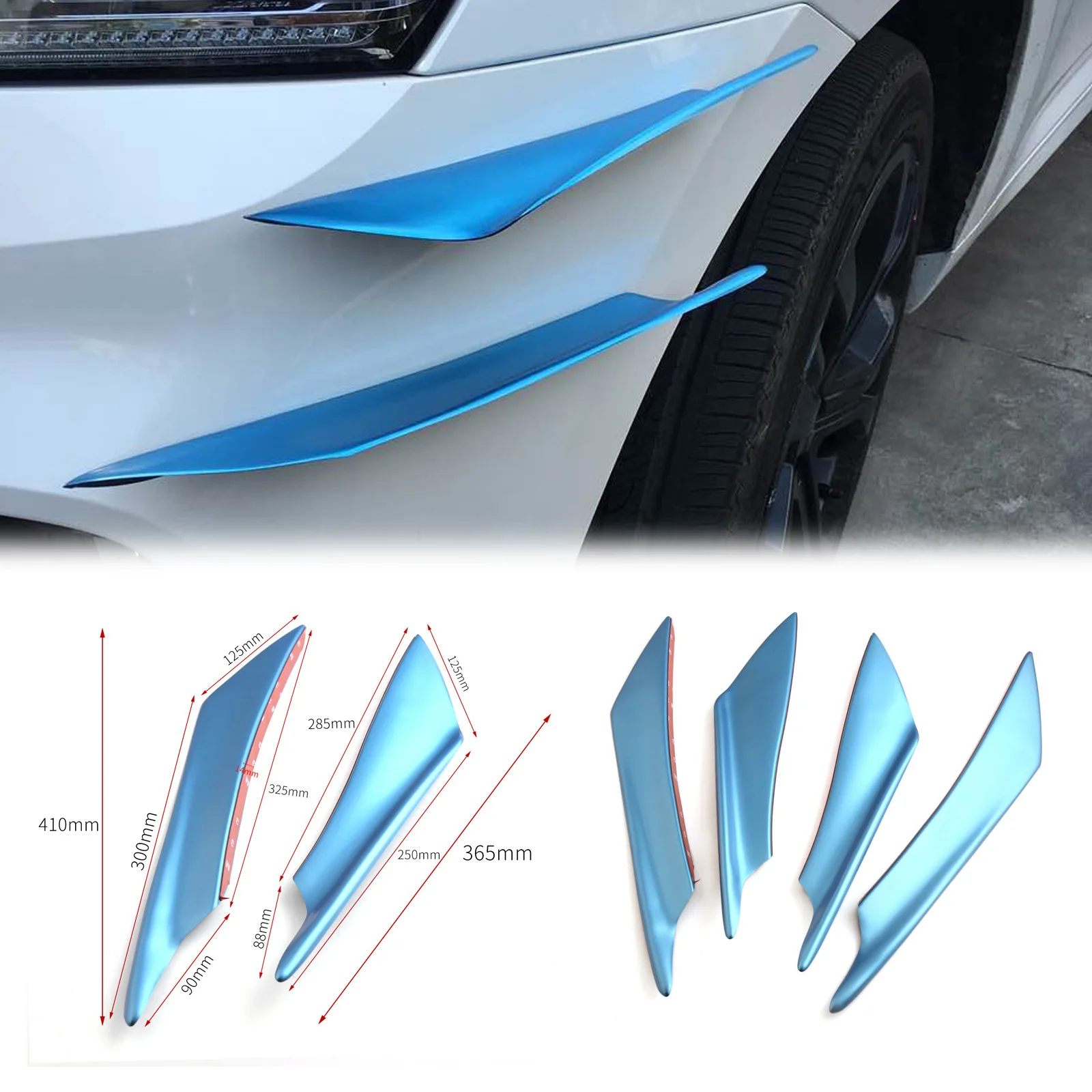 Автомобиль Универсальный Evo боевой воздушный нож автомобиль модифицированный дефлектор воздушный нож автомобиль передний бампер спойлер Pp