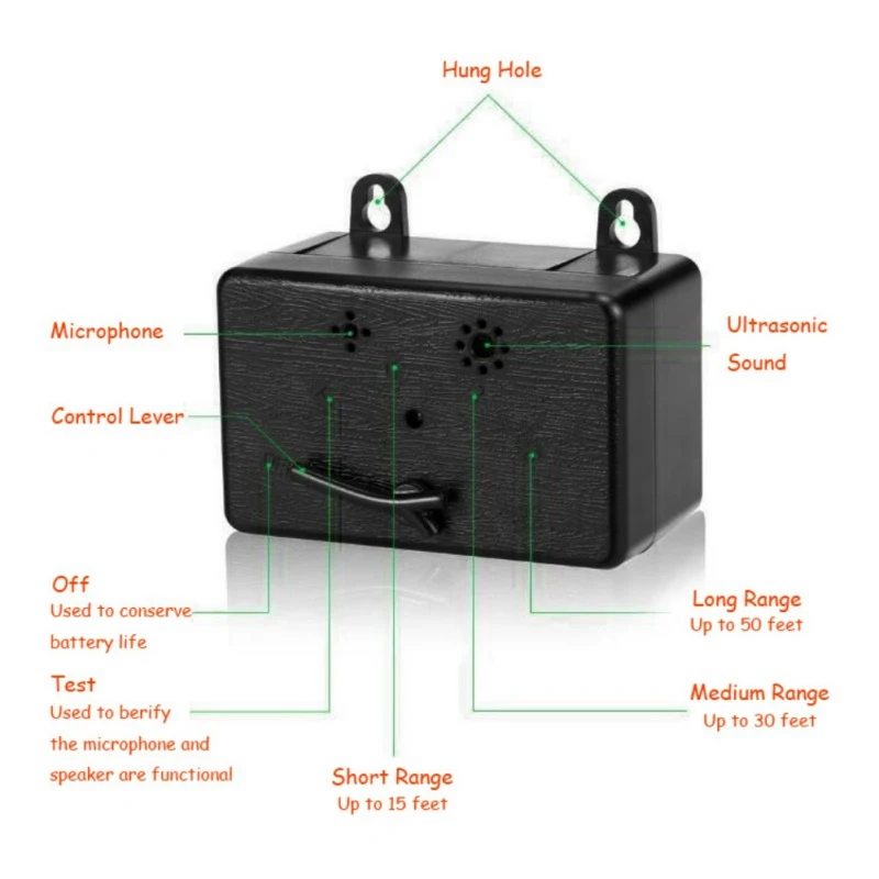 

Dog Repeller Outdoor Ultrasound Repeller Anti Barking Dog Training Device Dogs Trainings Pet Supplies Control Sonic Stop Bark