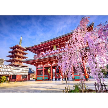 

Photo Background Japanese Humanistic Architecture Landscape Photography Backdrop Japan Building Background For Photo Booth Props