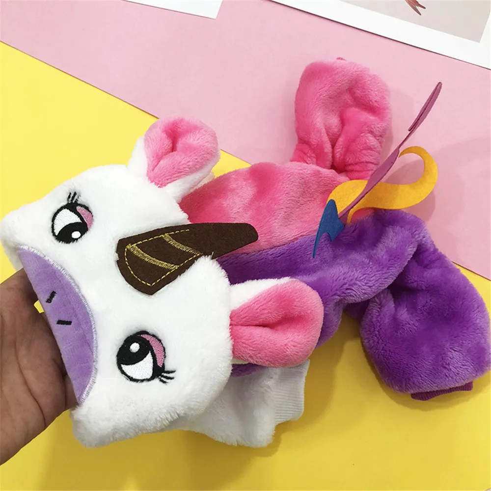 Rainbow Unicorn Dog Clothes for Small Medium Dogs Cat Clothes Soft Coral Pet Cat Overalls Chihuahua Teddy Jumpsuit Puppy Clothes (2)