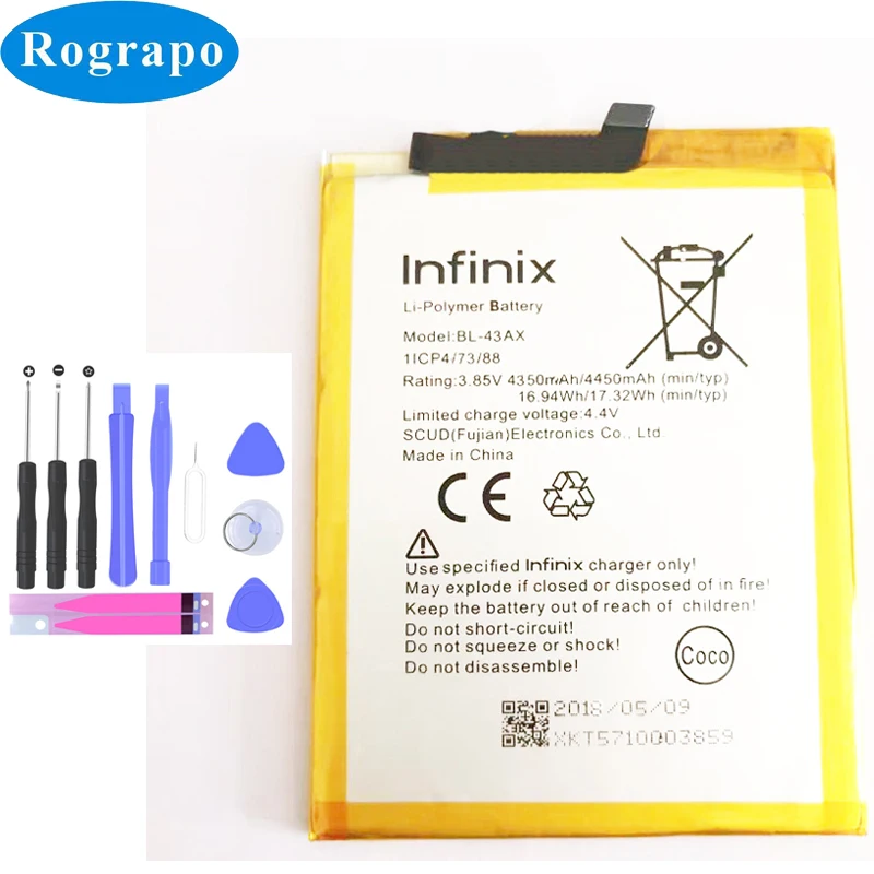 3.85V 4450mAh Replacement Mobile Phone Battery For Infinix X603 BL-43AX CellPhone | Мобильные телефоны и аксессуары