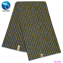 LIULANZHI Африканский воск ткани высокого качества хлопок батик ткань воск принты Анкара для свадьбы 6 ярдов ML13P55-ML13P65
