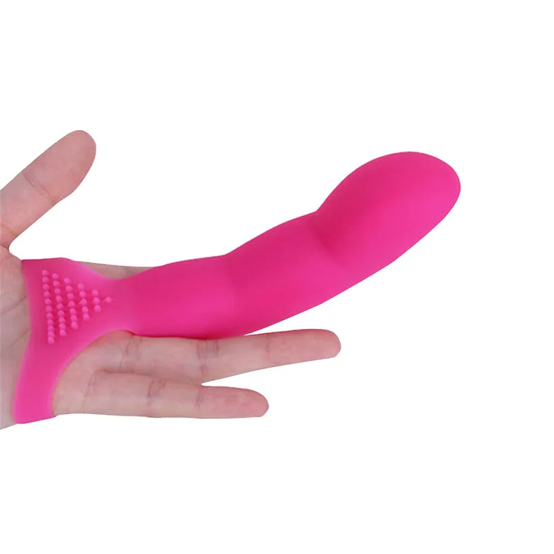 7 Speed Finger Strap On Sleeve G Spot Dildo Vibrator Pussy Clitoris Stimulator Sex Products For Women Orgasm Masturbator Toy |