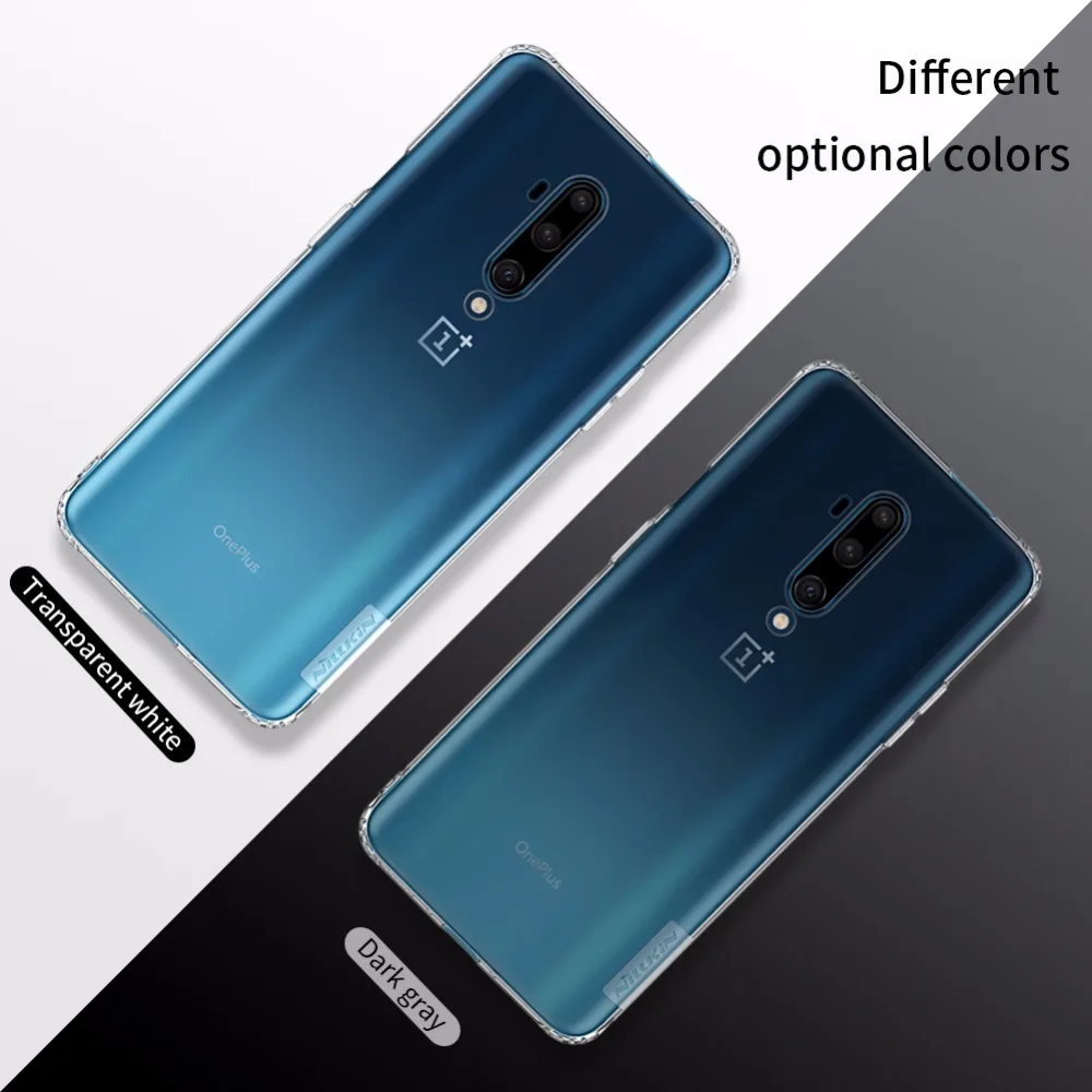 10 шт.,, Ультратонкий Прозрачный чехол NILLKIN из ТПУ для Oneplus 7T pro, жесткая мягкая задняя крышка из ТПУ для one plus 7t pro