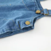 Детская одежда; коллекция года; детские свободные ковбойские подтяжки в Корейском стиле с большими карманами; Dk131