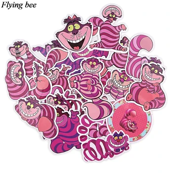 

Flyingbee 20 Pcs Cute Cat Graffiti Stickers Funny Suitcase Laptop Kids Stationery Sticker Decoration X0896