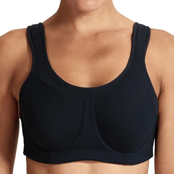 

Plus Size Women's Lingerie High Impact Full Coverage Underwire Bounce Control Workout Active Bra 32~42 B C D DD E Free Shipping