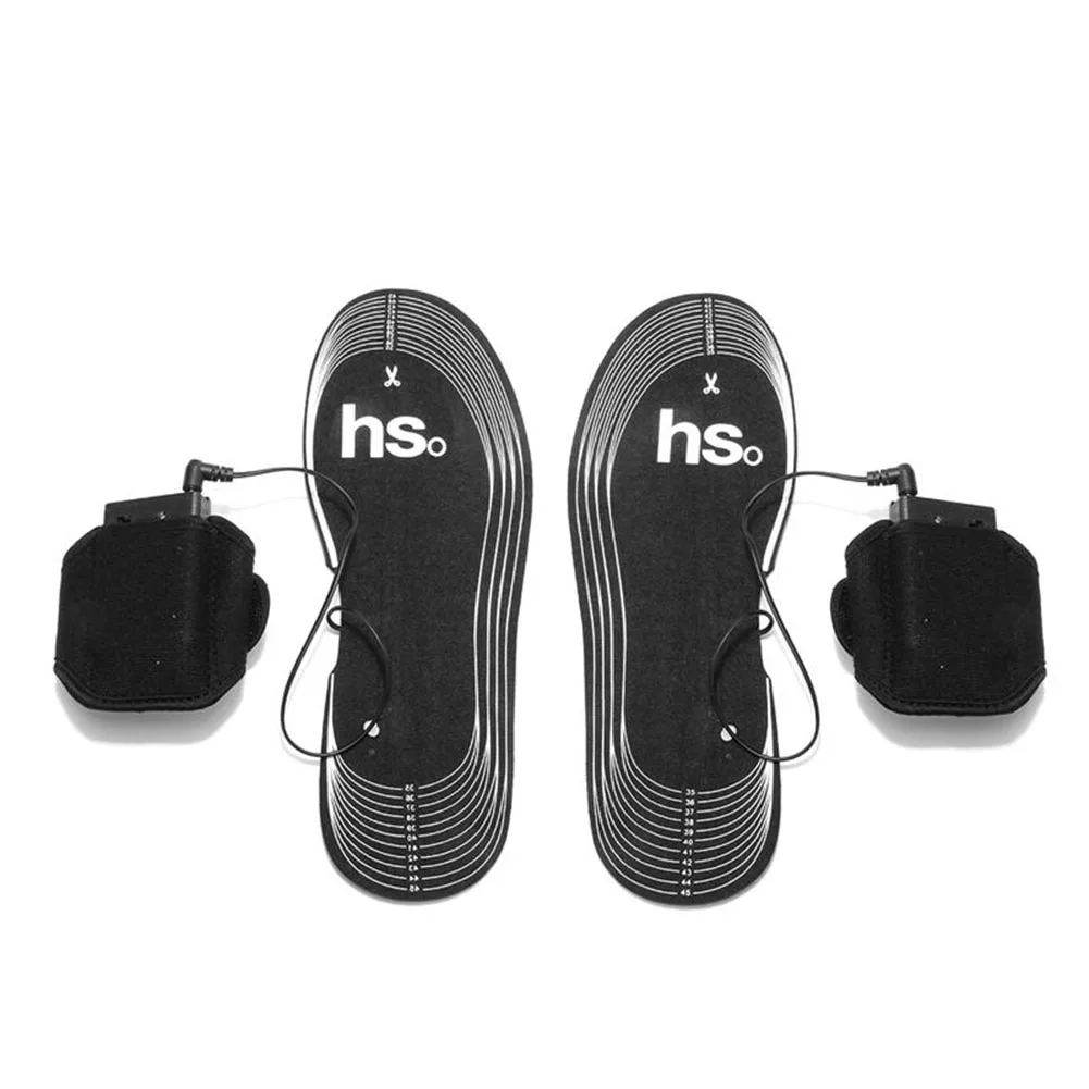 1 paar 4,5 V Batterie Elektrische Fuß Erhitzt Boot Einlegesohlen унисекс зимняя обувь для ног