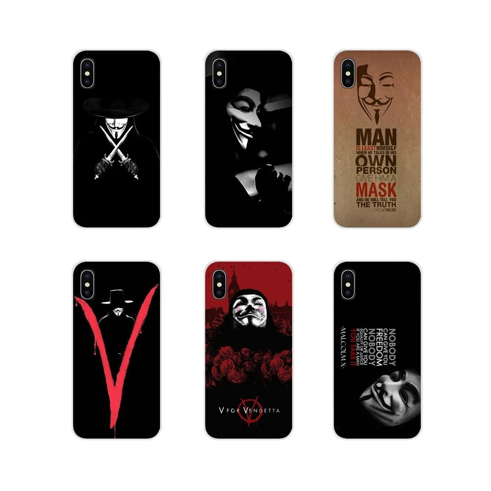 Аксессуары чехол для телефона V Vendetta Apple IPhone X XR XS 11Pro MAX 4S 5s 5C SE 6S 7 8 Plus ipod touch 5 6 |