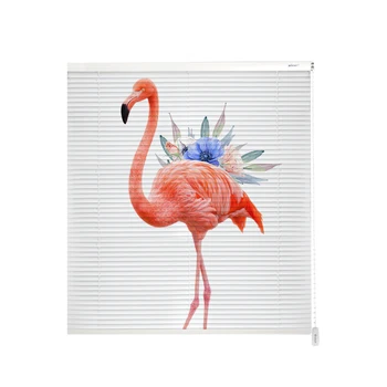 

Liyang printing aluminum alloy louver curtain up and down rolling curtain bedroom living room shading