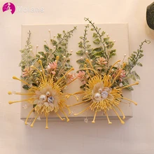 MOLANS Mori Ретро Свадебная Заколка Для Девочек корейская заколка для волос аксессуары для волос головной убор невесты ювелирные изделия для женщин дам