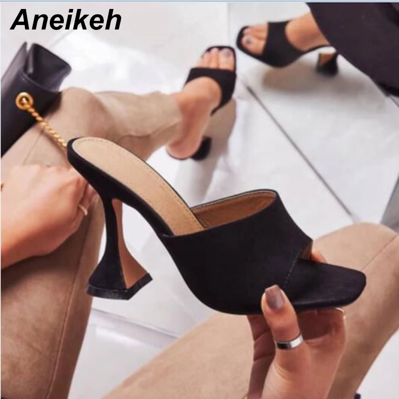Туфли Aneikeh женские на очень высоком каблуке дизайнерские модельные туфли-лодочки
