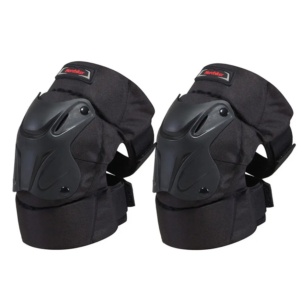 1 pair Herobiker Anti-fall Warm Knee Pads Motocross Riding Outdoor Sports Protection Products Short Leg Protectors 1 Pair