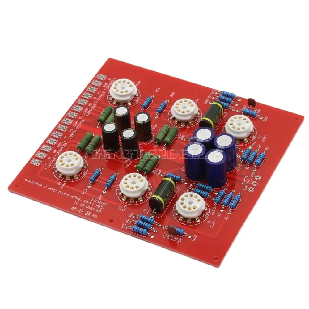 

Assemble AN OTO EL84 Parallel Single-Ended Tube Audio Amplifier Board 9WX2 With Power Supply Board