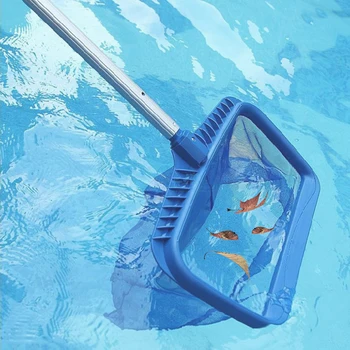 

Swimming Pool Skimmer Rake Skimmer Net Tool Leaf Skimmer Rake Net Pool Skimmer Net Bag Catcher Aquarium Cleaning Tool
