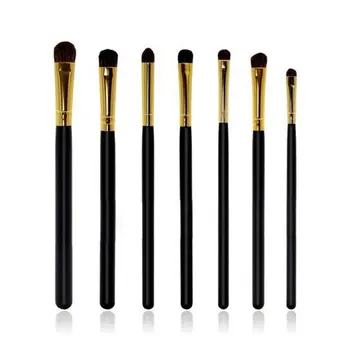 

7PCS/SET Spiral Design Plastic Handle Beauty Makeup Brushes Cosmetic Foundation Powder Blush Make Up Brush Tool