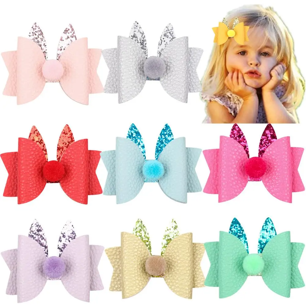Baby Girl Hair Bow Clip Tie Butterflies Bunny Rabbit Bear Flower Set 20 Bulk Lot