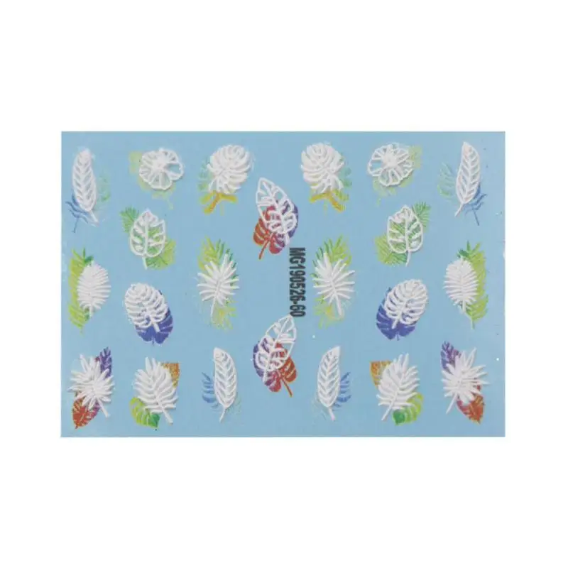 5DAcrylicEngravedNailArtStickerTemplateDecalsDIYNailDecorationDesignForNailArtDecorationsTools - Цвет: 5