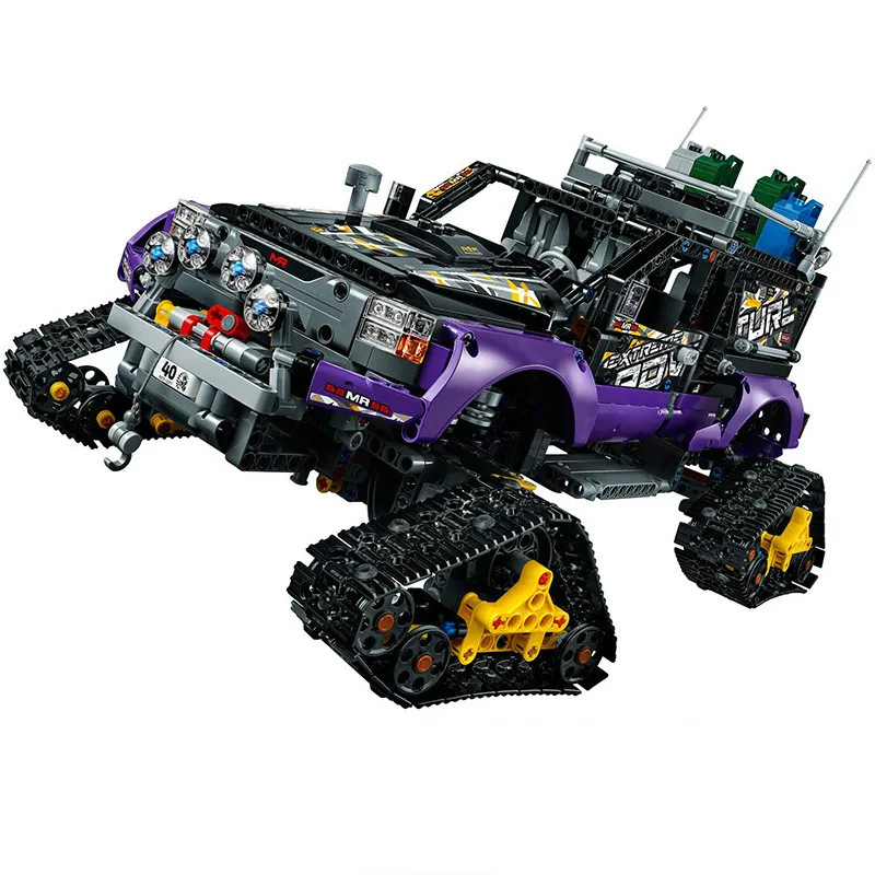 

DIY Building Blocks Technic Decool 3372 Models Building Bricks Kits Mechanical Adventure Car Toys For Children Christmas Gifts.