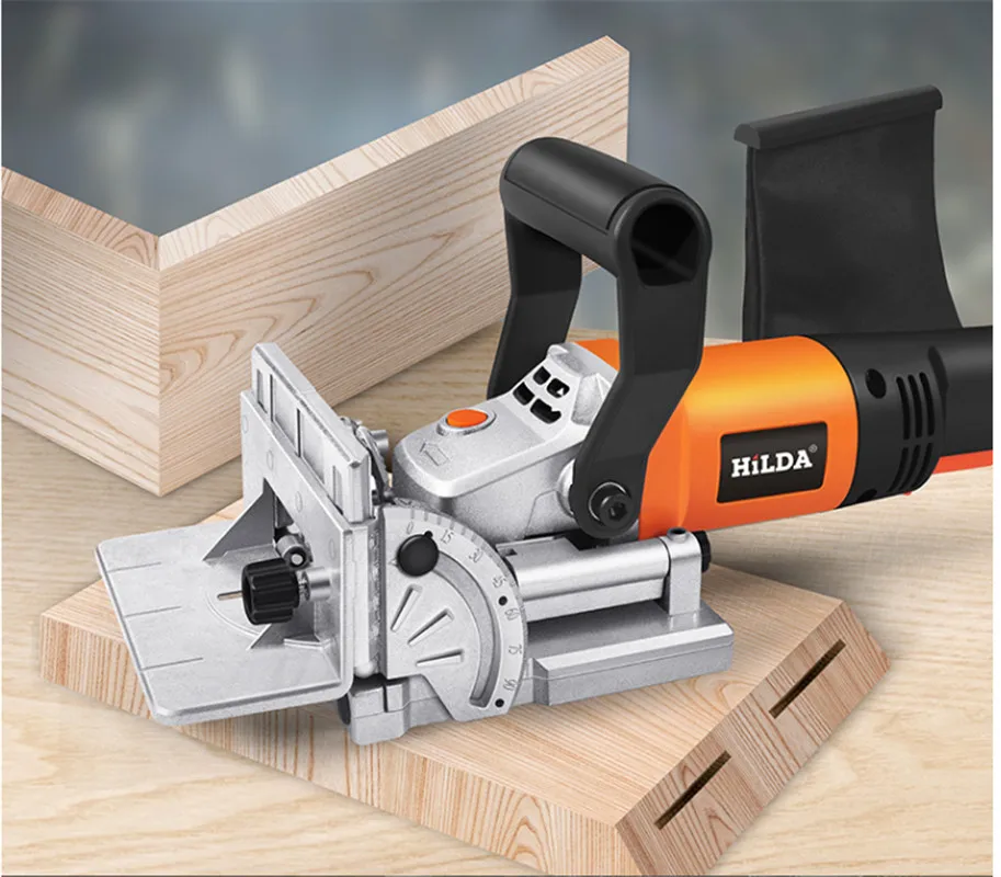 760W Biscuit Jointer Electric Tool Authentic Woodworking Tenoning Machine Biscuit Machine Puzzle