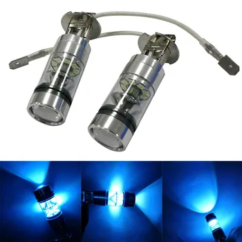 

Fog Lights Running Lamps Bulbs For Cars 2X H3 100W 20LED HID 2323 Fog Driving DRL Light Bulbs Car Accessories #Ger