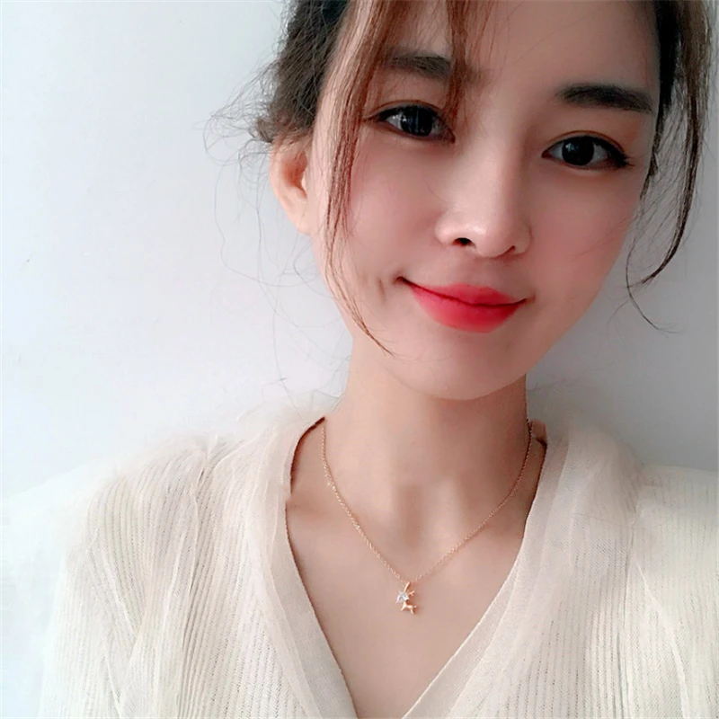 Женское ожерелье с подвеской милые ювелирные изделия лосем в виде животных