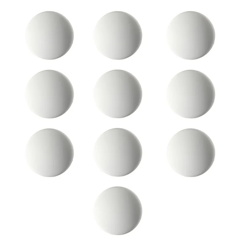 MTGATHER 10PCS Door Stops Rubber Wall Protectors Guards Self Adhesive Door Handle Bumper Stoppers Prevent Door Handle White