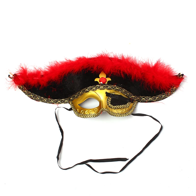 Girls Pirate Tutu Dress Costume Black Red & Gold Glitter Kids Deluxe Pirate Masquerade Halloween Role play Party Tutu Clothes (1)