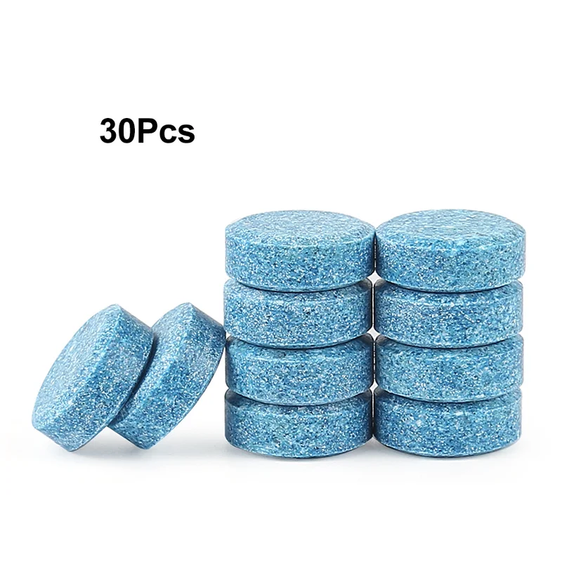

30pcs(1Pc=4L) Car Windshield Glasses Glass Washer Auto Window Cleaner Compact Effervescent Tablets Window Repair Car Accessories