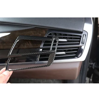

Decoration AC Outlet Vent cover Trim ABS 2pcs Parts For BMW X5 F15 X6 F16
