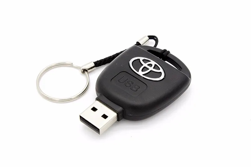 JASTER Car Key Toyota USB 2.0 Flash Drive 16GB 32GB 64GB Personalise Pen Drive USB Memory Stick Original Gift Box Storage device 16gb usb flash drive