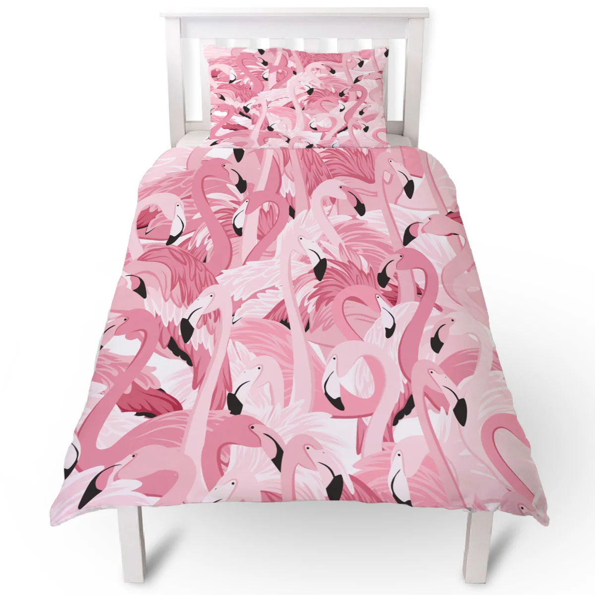 Розовый фламинго Пододеяльник подушка чехол Стёганое одеяло крышка постельное