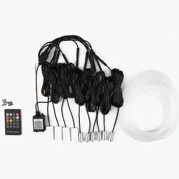 

10 in 1 RGB LED with 8M car light For Audi A4 B6 B8 B7 A6 C5 C6 C7 A3 A5 Q3 Q5 Q7 TT decorative atmosphere lamps Universal