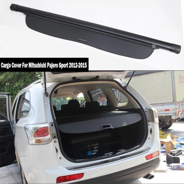 Porte-bagages arrière rétractable pour Mitsubishi Outlander, étagère à  colis arrière, matériau de couverture de coffre, rideau arrière,  entretoise, 2007-2019 - AliExpress