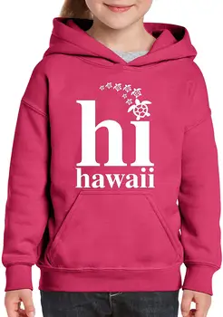 

Hawaii Sea Turtles Maui Kauai Oahu Hawaiian Islands Unisex Hoodie for Girls and Boys Youth Sweatshirt (XLHP) Heliconia Pink