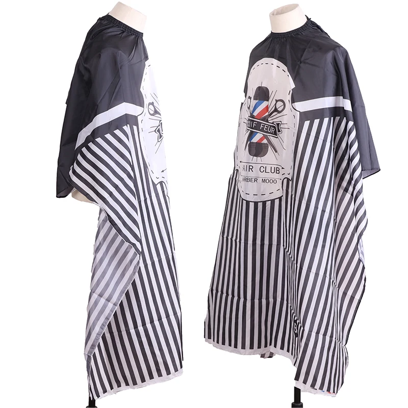 Waterproof Haircut Cape Cloth Hairdresser Apron Cutting Hair Pattern Salon Barber Cape Hairdressing Wrap Gown Tools