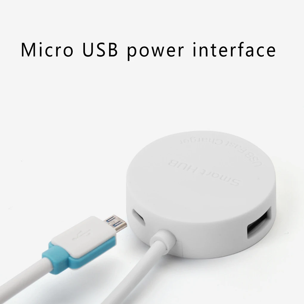4 порта USB 2,0 концентратор OTG разветвитель Micro USB зарядное устройство Порт высокоскоростной USB концентратор Замена для компьютера ноутбука мышь U диск