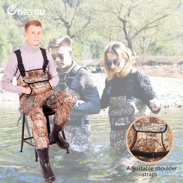 Water Boots For Men Insulated Waders Pants For Fly Fishing Hunting  Waterproof 