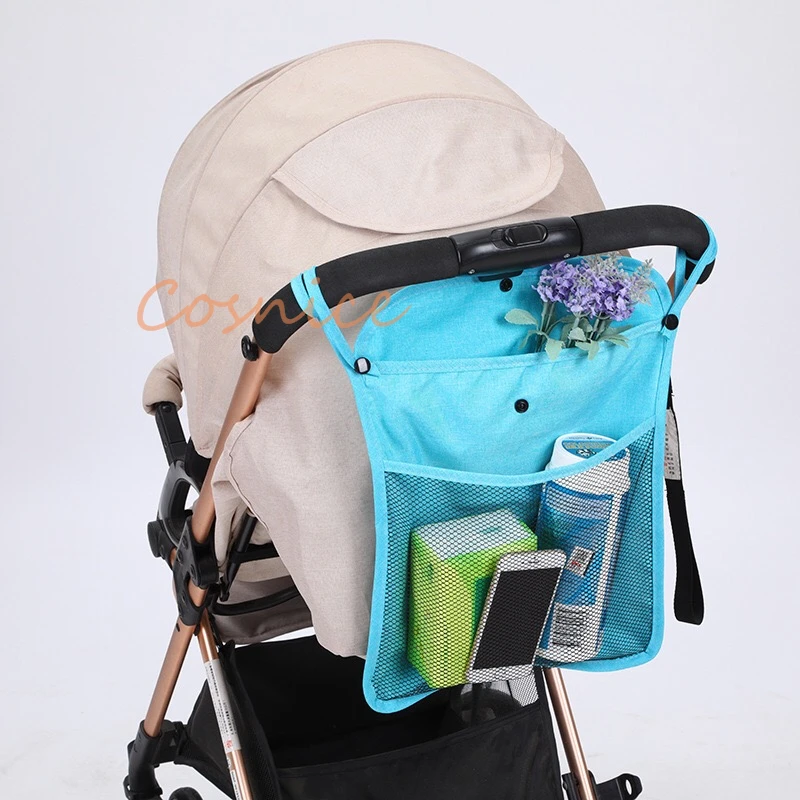 Аксессуары для детских колясок сумка Органайзер сетчатая подвесная хранения