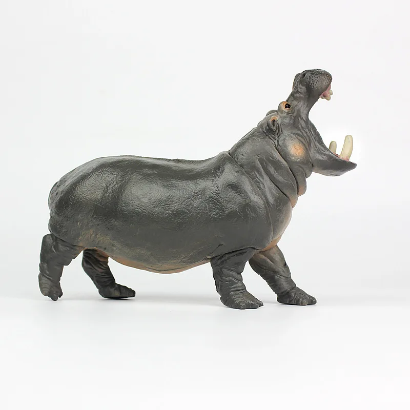 

Cross-Border Selling Model Wild Animal Model Archduke Hippo Model Plastic Solid Children's Toy Decoration Gift