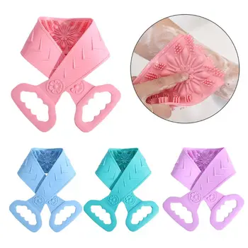 

Multifunctional Dual Sided Back Scrubber Silicone Bath Shower Massager Brush Body Cleaning Tools