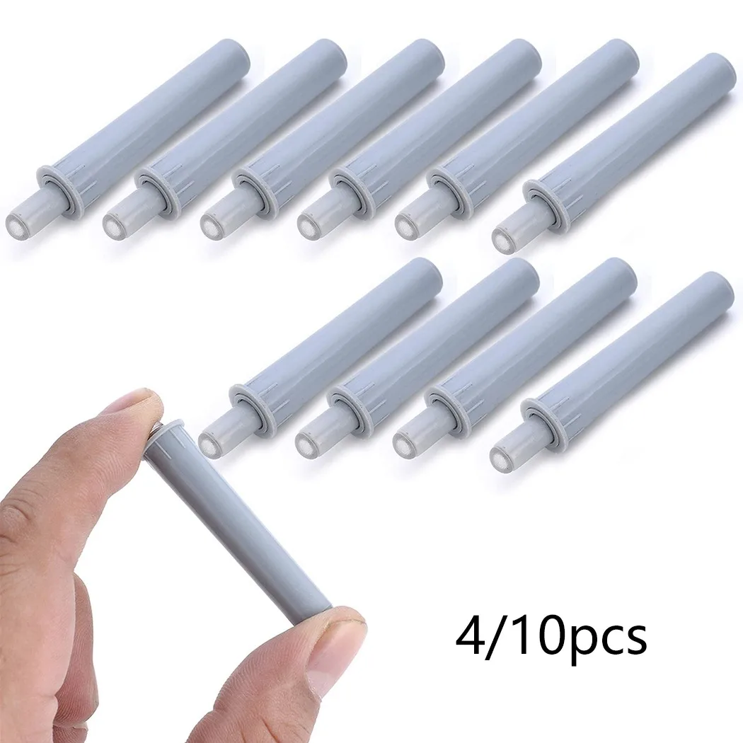 Silicone Furniture Pads Rubber Door Stoppers 10 PCS White Gray Kitchen Cabinet Door Soft Cushion Damper