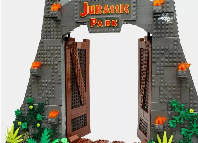 11338 серия из фильма Юрского периода Парк Юрского периода T. rex Rampage 3156 шт кирпичи Модели Строительные наборы блоки Совместимые Technic 75936