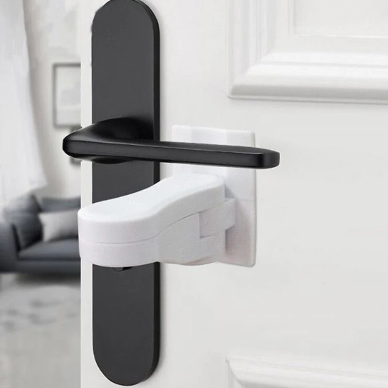 

Baby Safety Security Locks Child Safe Security Window Door Sash Lock Safety Lever Handle Sweep Latch Hardware Locks Accessories