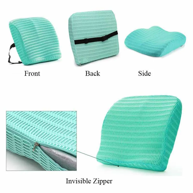 Ортопедическая подушка для сиденья пенный наполнитель Memory Foam Массажный коврик-подушка для отдыха офисный откидной коврик